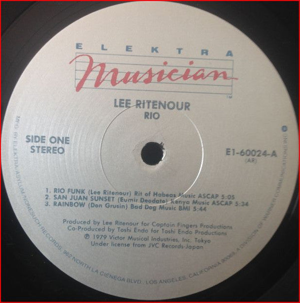 Lee Ritenour - Rio - LP