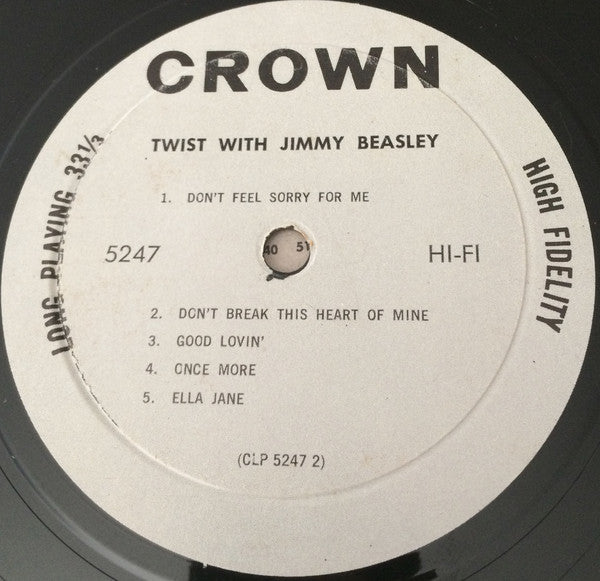 Jimmy Beasley - Twist With Jimmy Beasley - LP