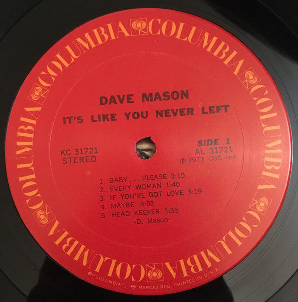 Dave Mason - It's Like You Never Left - LP