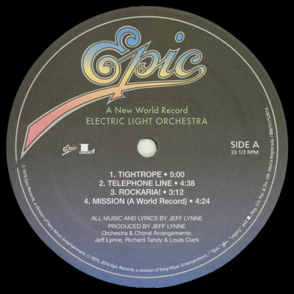 Electric Light Orchestra - A New World Record - LP