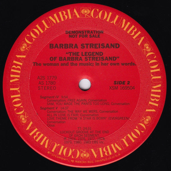 Barbra Streisand - The Legend Of Barbra Streisand - LP