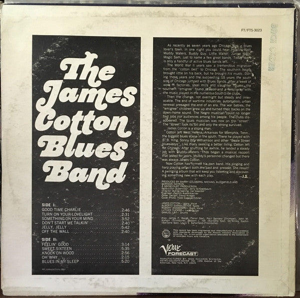 The James Cotton Blues Band - The James Cotton Blues Band - LP