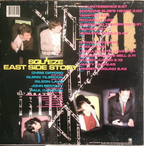 Squeeze  - East Side Story - LP