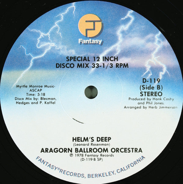 The Aragorn Ballroom Orcestra - (Theme From) The Lord Of The Rings - LP