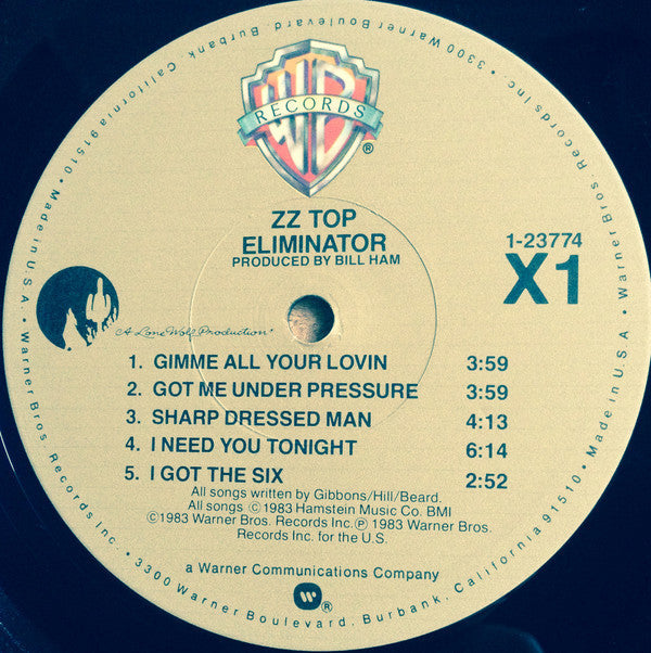 ZZ Top - Eliminator - LP