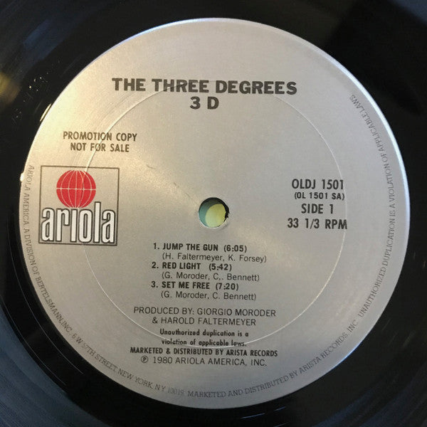 Three Degrees* - Three D - LP