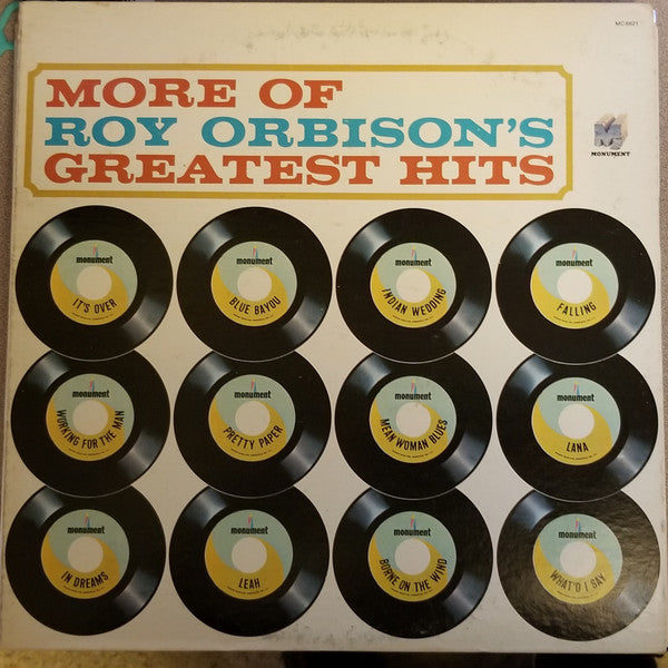 Roy Orbison - More Of Roy Orbison's Greatest Hits - LP