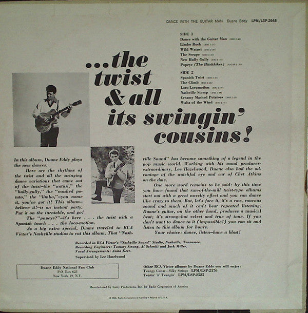 Duane Eddy - Dance With The Guitar Man - LP