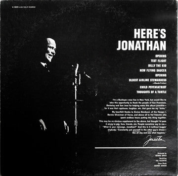 Jonathan Winters - Here's Jonathan - LP