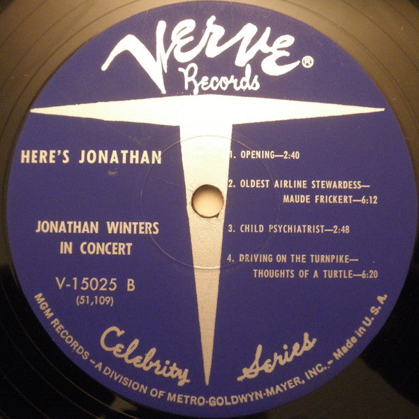 Jonathan Winters - Here's Jonathan - LP