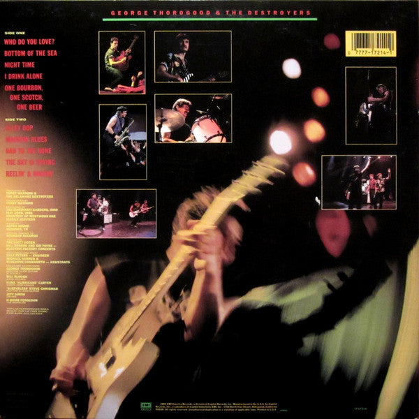 George Thorogood & The Destroyers - Live - LP