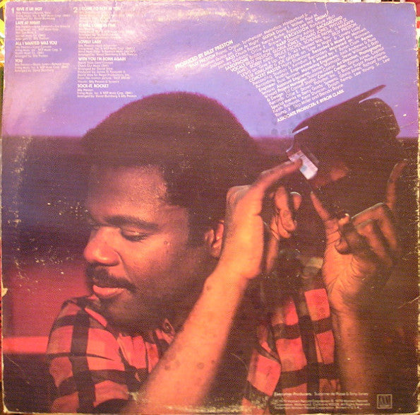 Billy Preston - Late At Night - LP
