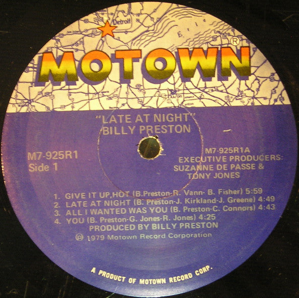 Billy Preston - Late At Night - LP