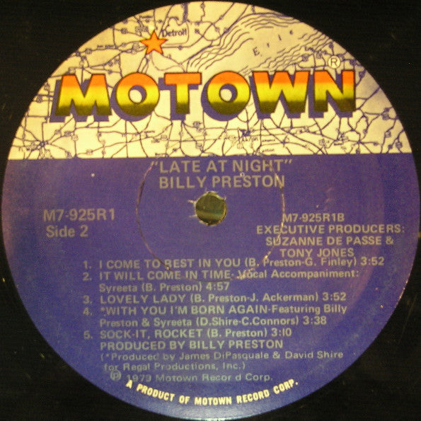 Billy Preston - Late At Night - LP