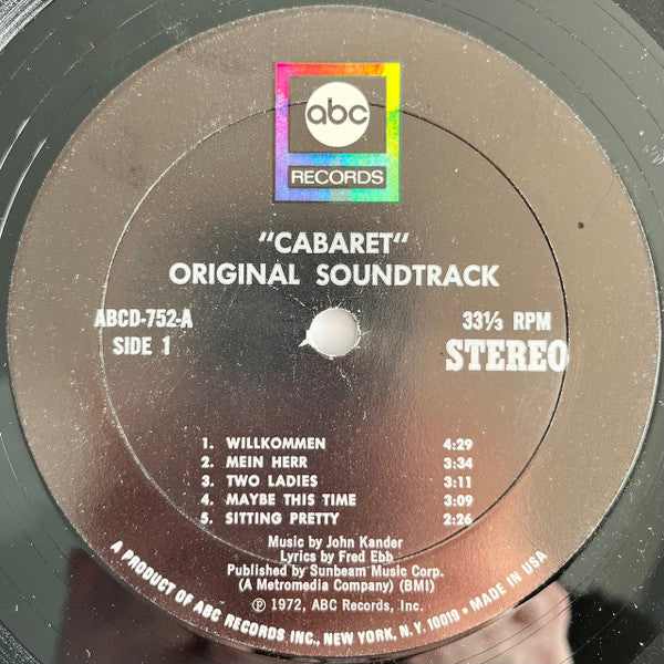 Various - Cabaret - Original Soundtrack Recording - LP
