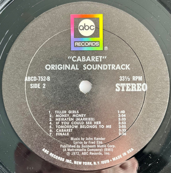 Various - Cabaret - Original Soundtrack Recording - LP