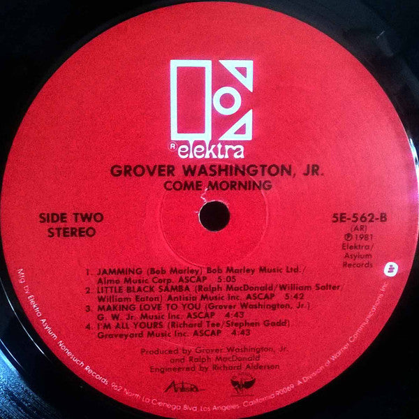Grover Washington, Jr. - Come Morning - LP