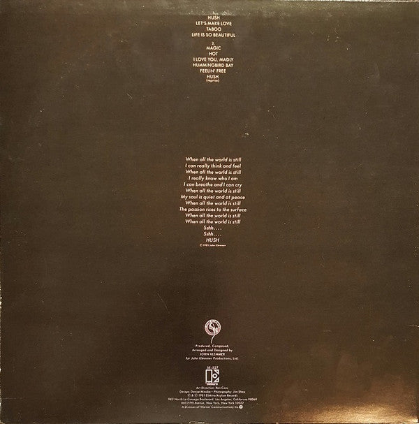 John Klemmer - Hush - LP