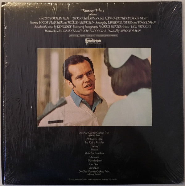 Jack Nitzsche - Soundtrack Recording From The Film : One Flew Over The Cuckoo's Nest - LP