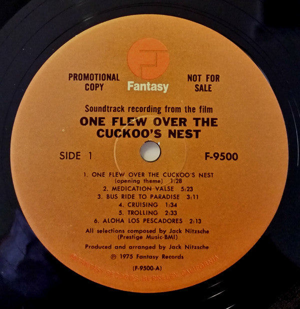 Jack Nitzsche - Soundtrack Recording From The Film : One Flew Over The Cuckoo's Nest - LP