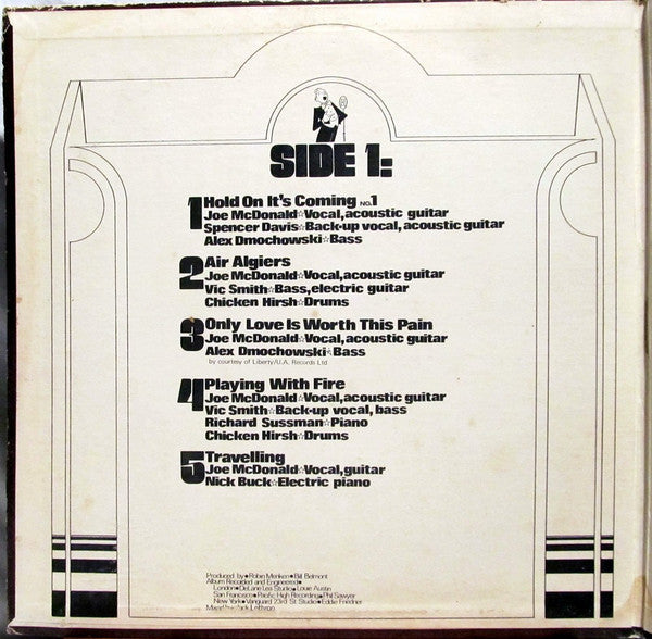 Country Joe McDonald - Hold On, It's Coming - LP