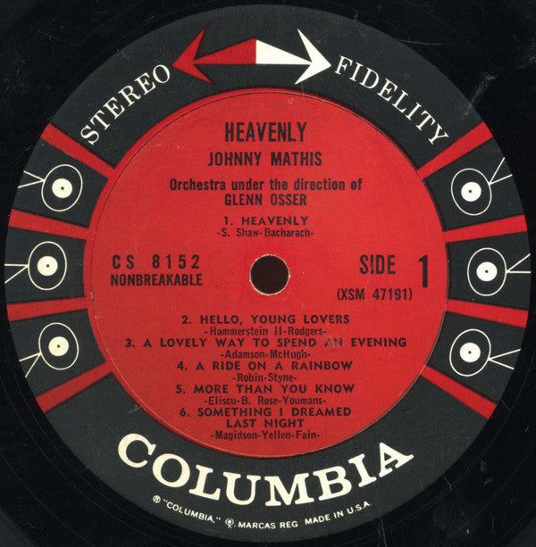 Johnny Mathis - Heavenly - LP