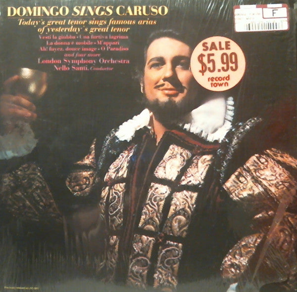 Placido Domingo, London Symphony Orchestra - Domingo Sings Caruso - LP