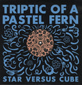 Triptic Of A Pastel Fern - Star Versus Cube