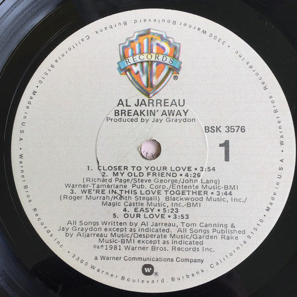 Al Jarreau - Breakin' Away - LP
