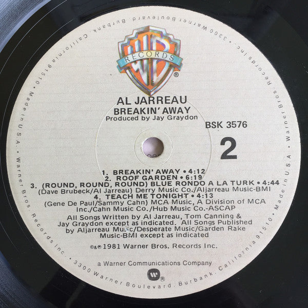 Al Jarreau - Breakin' Away - LP