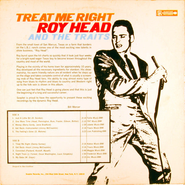 Roy Head - Treat Me Right - LP