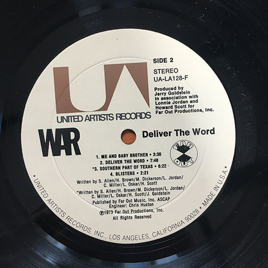 War - Deliver The Word - LP