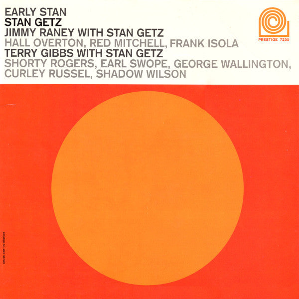 Stan Getz With Jimmy Raney & Terry Gibbs - Early Stan - LP