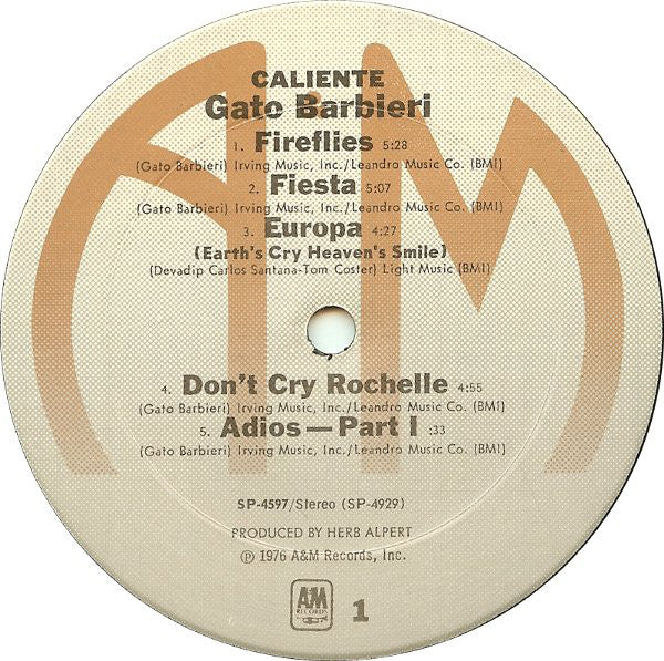 Gato Barbieri - Caliente! - LP