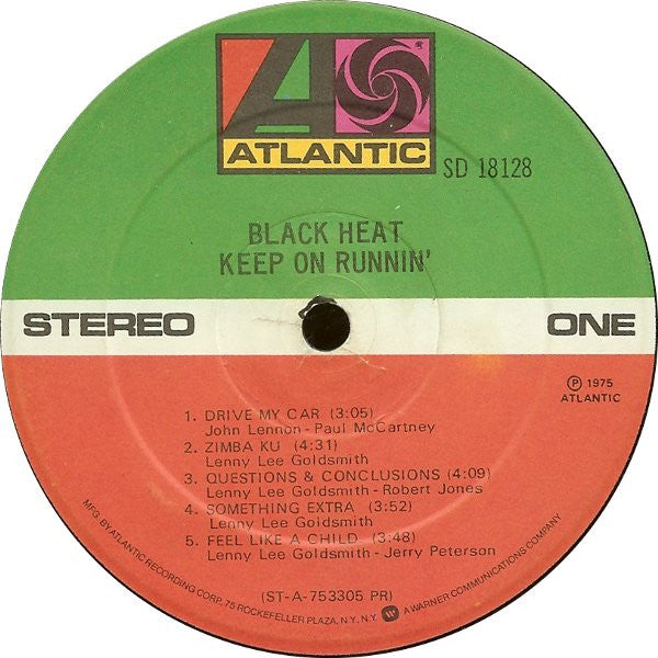 Black Heat - Keep On Runnin' - LP