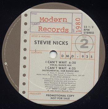 Stevie Nicks - I Can't Wait - LP
