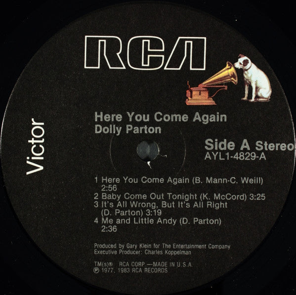Dolly Parton - Here You Come Again - LP
