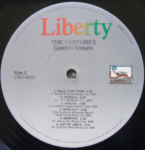 The Ventures - Golden Greats By The Ventures - LP