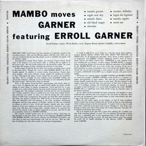 Erroll Garner - Mambo Moves Garner - LP