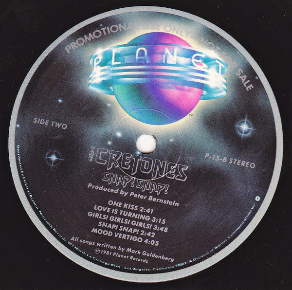 The Cretones - Snap! Snap! - LP