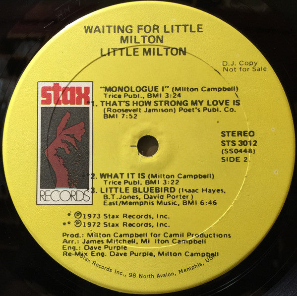 Little Milton - Waiting For Little Milton - LP