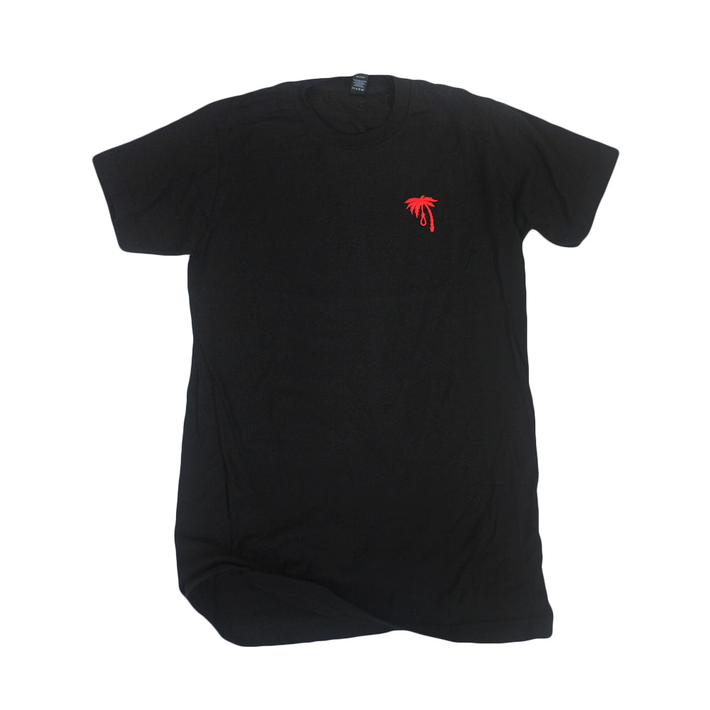 Trophy Eyes Embroidered Palm Tree Noose Black