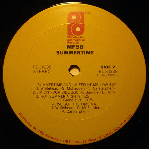 MFSB - Summertime - LP