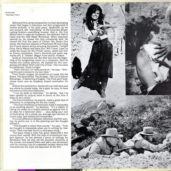 Jerry Goldsmith - Bandolero! (Original Soundtrack) - LP