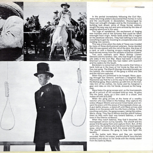 Jerry Goldsmith - Bandolero! (Original Soundtrack) - LP