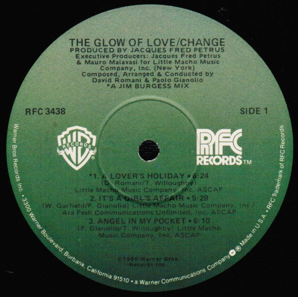 Change - The Glow Of Love - LP
