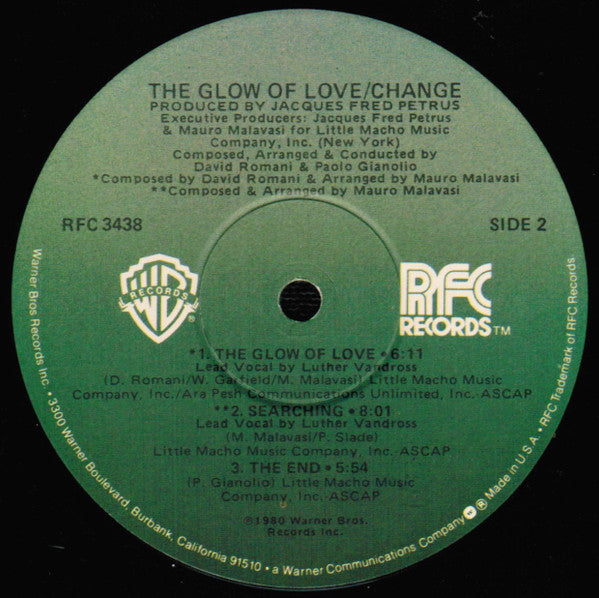 Change - The Glow Of Love - LP