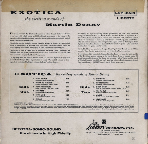 Martin Denny - Exotica - LP