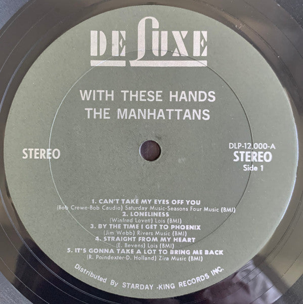 The Manhattans* - With These Hands - LP
