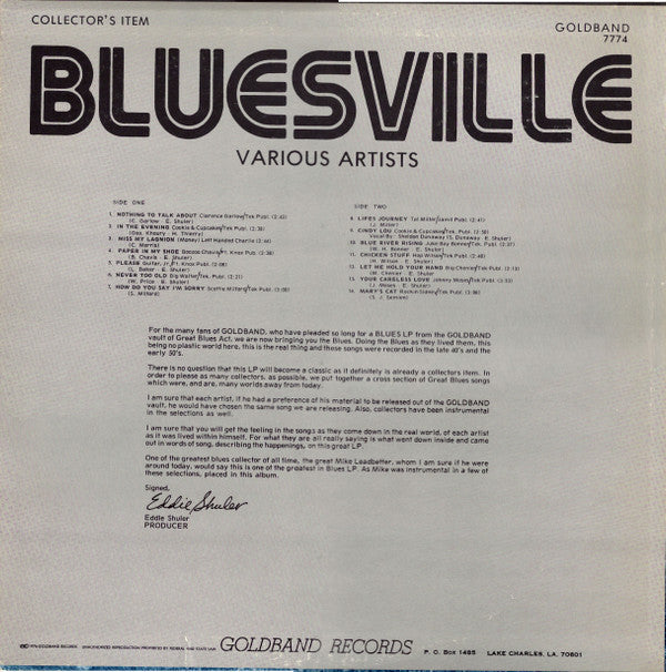 Various - Bluesville - LP